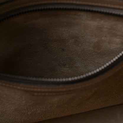 Celine Drummed Calfskin Mini Luggage Dune 7 of 15