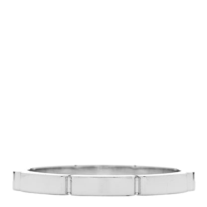 Cartier 18K White Gold Maillon Panthere Wedding Band Ring 63 10.25 3 of 5
