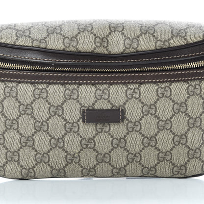 Gucci GG Supreme Monogram Belt Bag Dark Brown 8 of 13