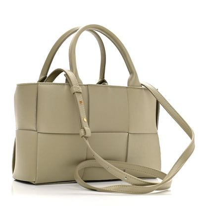 Bottega Veneta Nappa Maxi Intreccio Mini Arco Tote Taupe 4 of 10