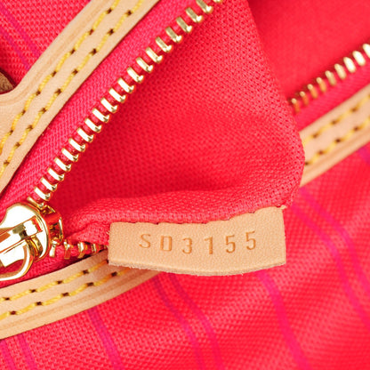 Louis Vuitton Damier Azur Delightful MM Pink 7 of 8