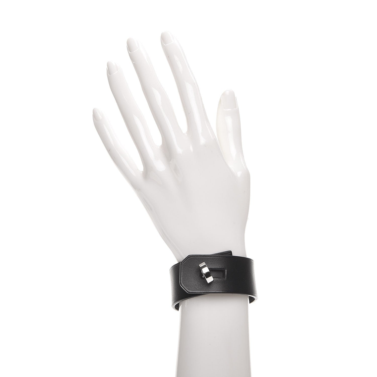 Hermes Vache Hunter Hip Hop Bracelet M Black 2 of 4