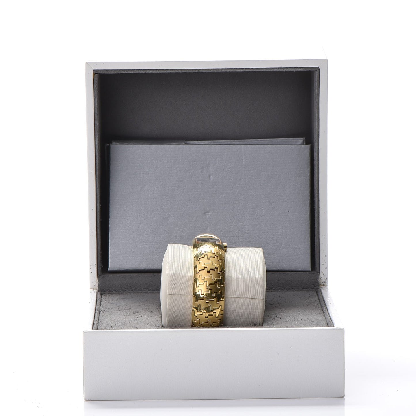 Stainless Steel 15mm Diorific Houndstooth Quartz Watch Black