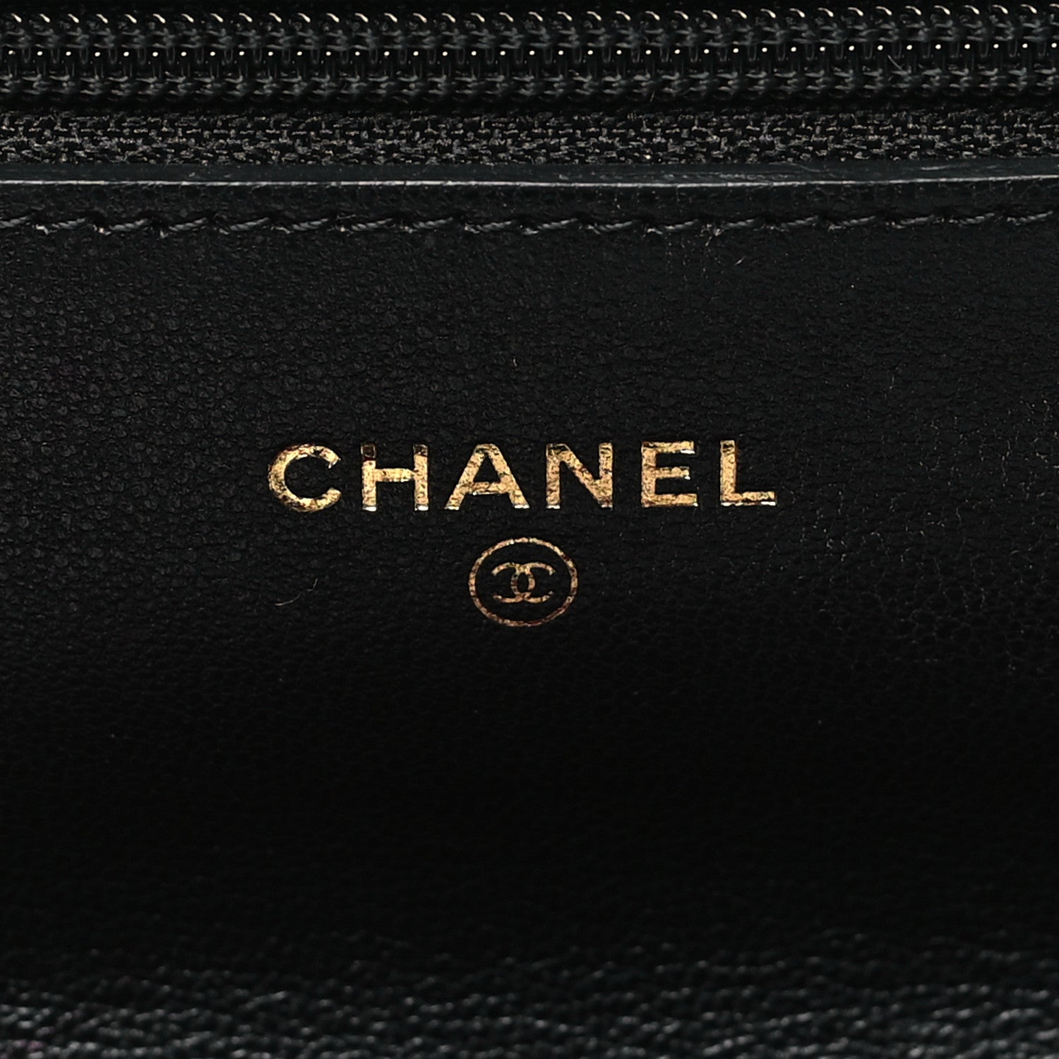 Chanel Lambskin Quilted Chanel 19 Wallet On Chain WOC Black 6 of 12