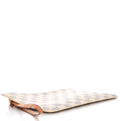 Louis Vuitton Damier Azur Neverfull MM GM Pochette Rose Ballerine 4 of 8
