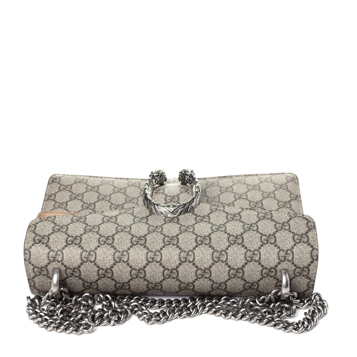 GG Supreme Monogram Small Dionysus Shoulder Bag Taupe