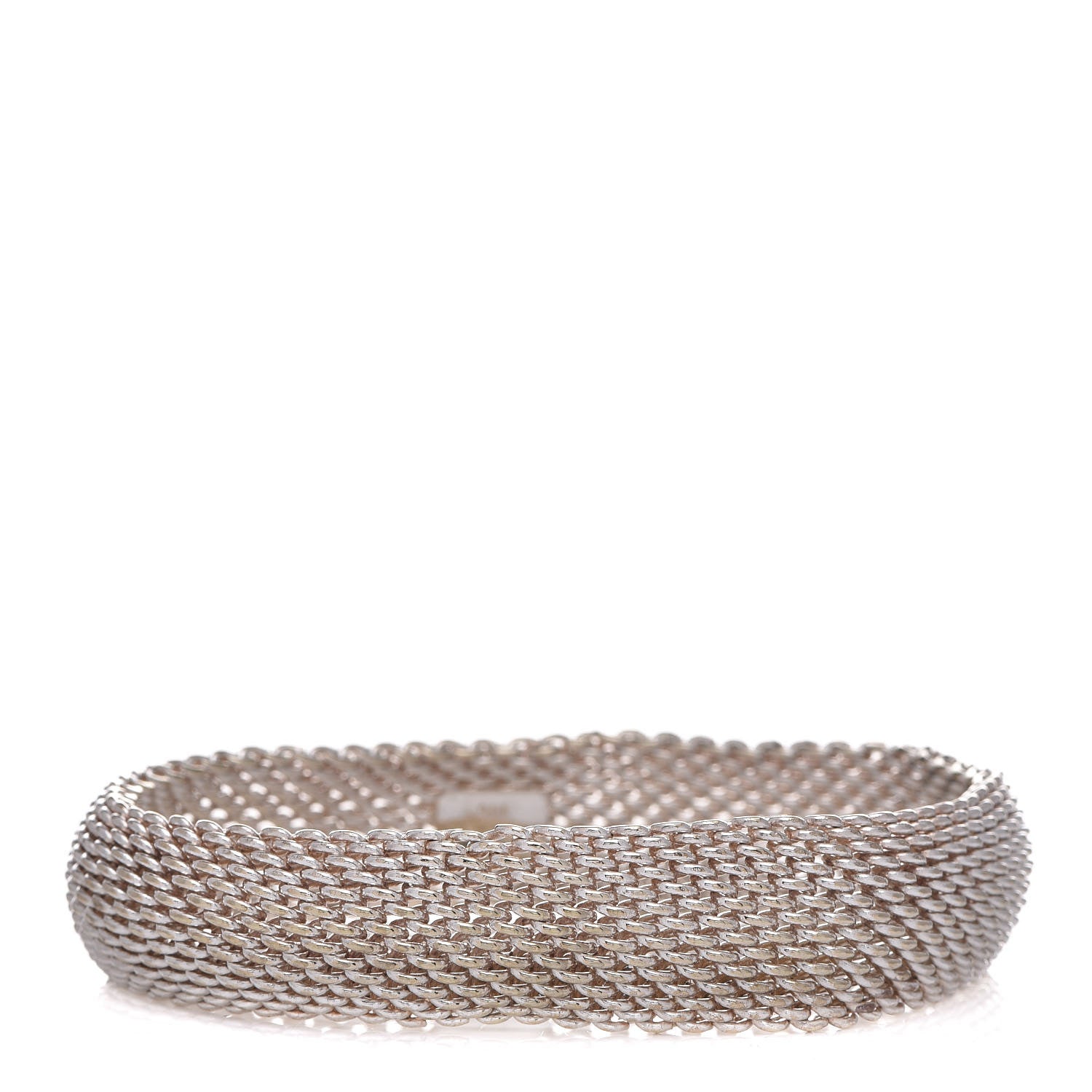 Tiffany Sterling Silver Somerset Mesh Bracelet 1 of 6