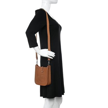 Hermes Taurillon Clemence Evelyne TPM Gold 2 of 11