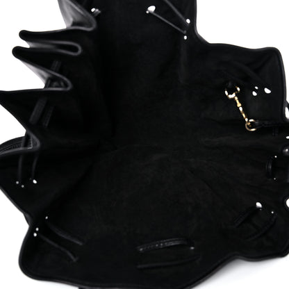 Loewe Calfskin Drawstring Bag Black 6 of 8