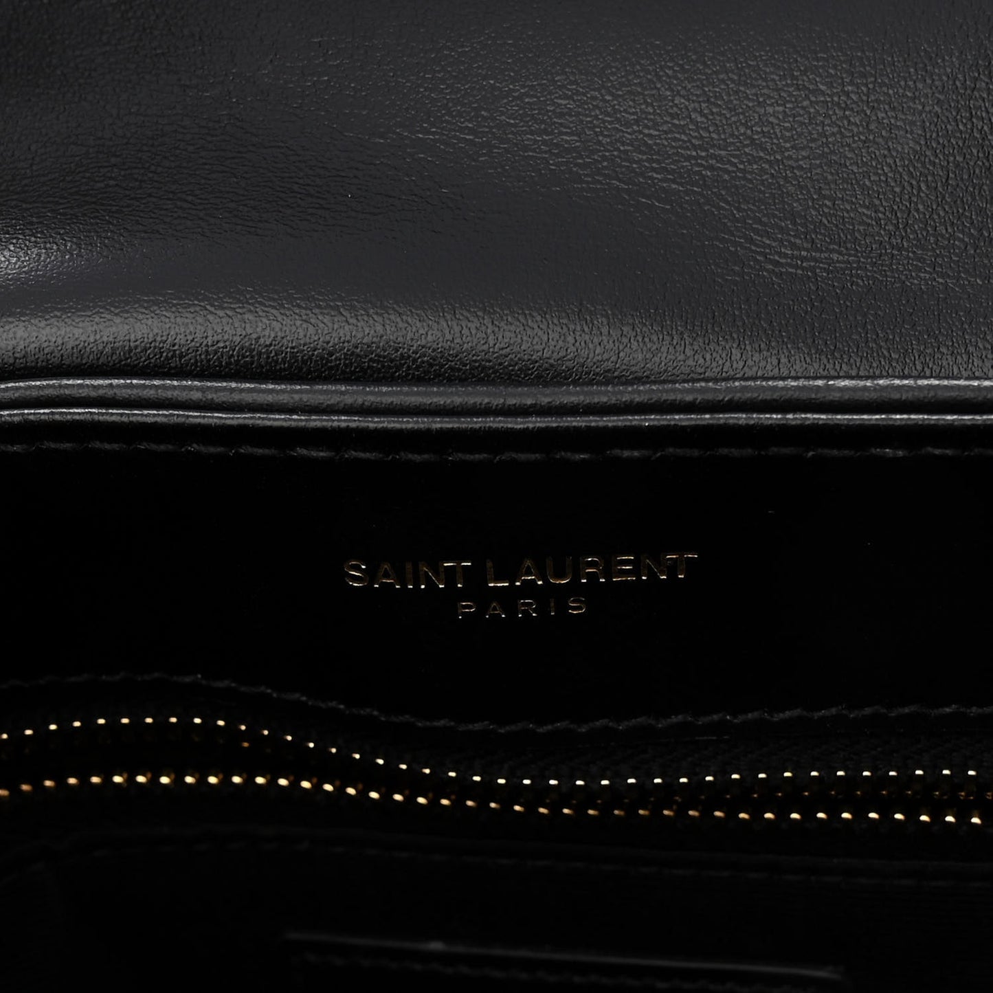 Calfskin Y Quilted Monogram Toy Loulou Crossbody Bag Black