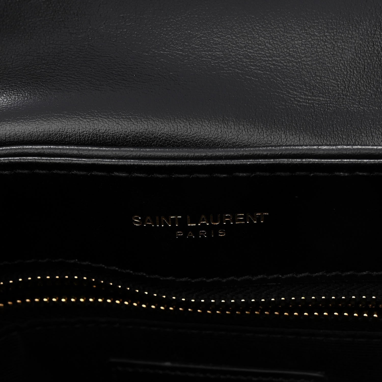 Saint Laurent Calfskin Y Quilted Monogram Toy Loulou Crossbody Bag Black 7 of 10