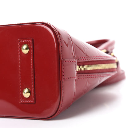 Louis Vuitton Vernis Alma BB Pomme D'Amour 7 of 10