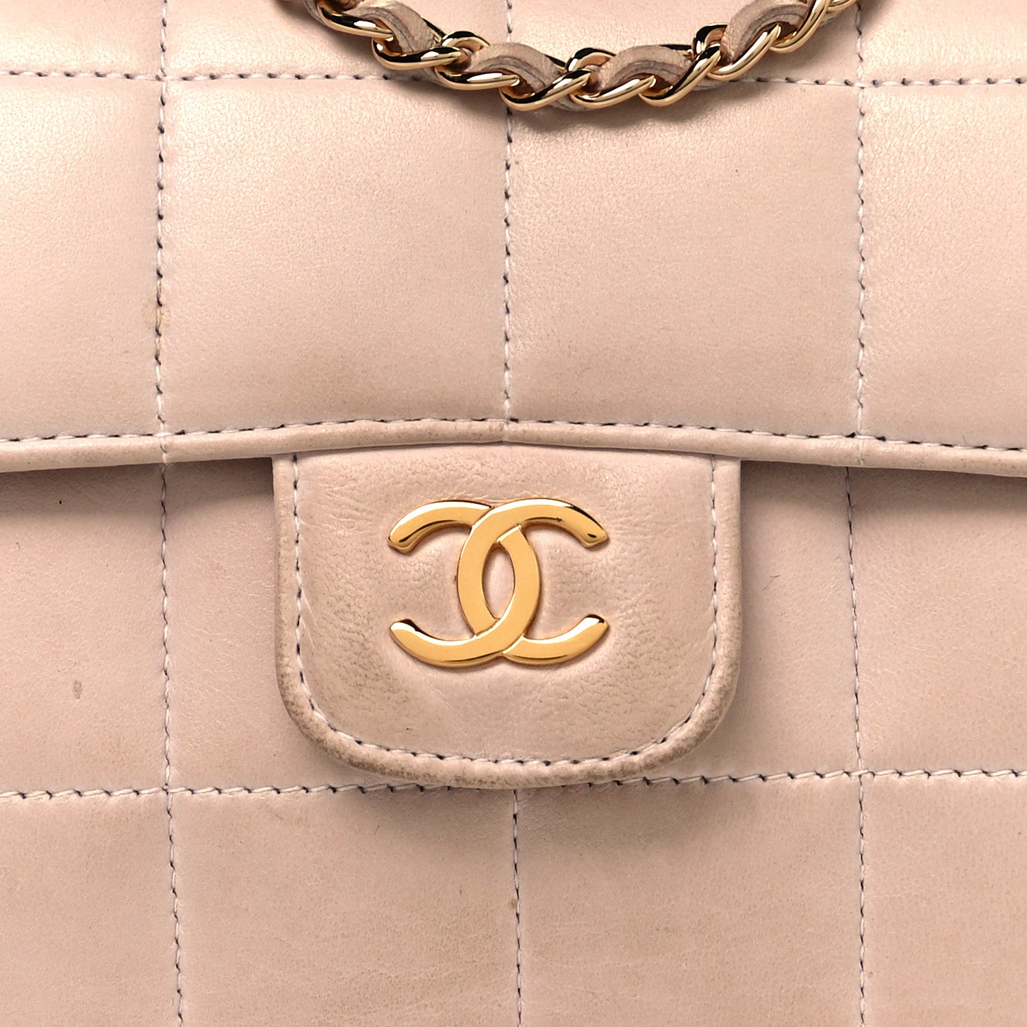 Chanel Lambskin Quilted Mini Chocolate Bar Camellia Flap Pink 7 of 15