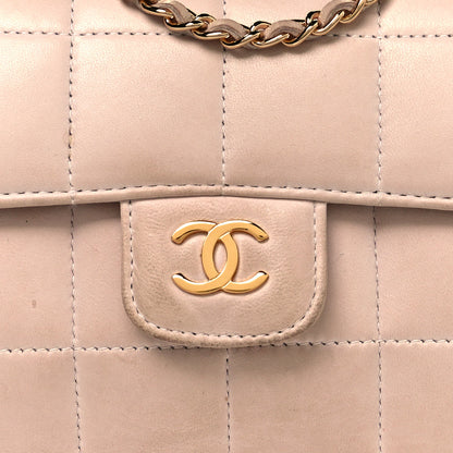 Chanel Lambskin Quilted Mini Chocolate Bar Camellia Flap Pink 7 of 15