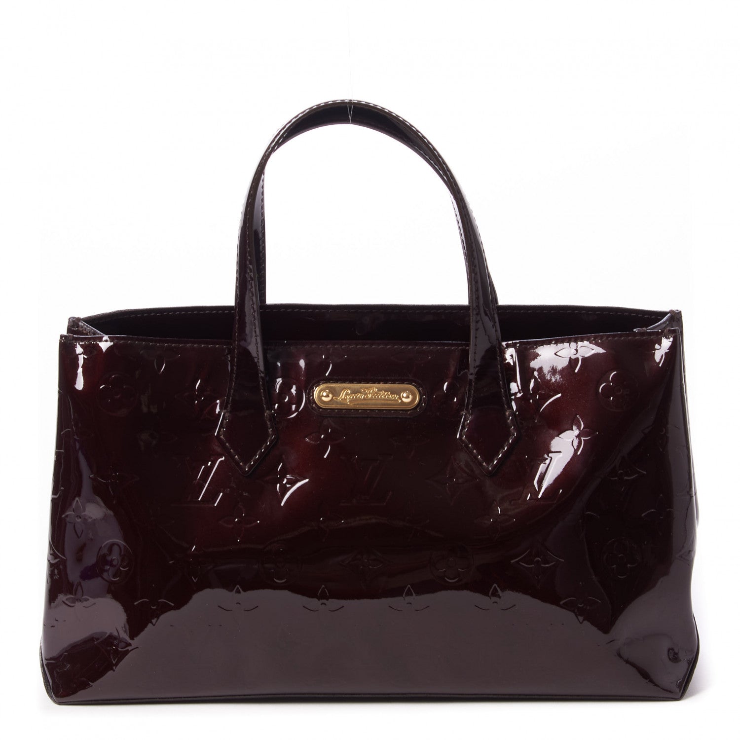 Louis Vuitton Vernis Wilshire PM Amarante 1 of 8