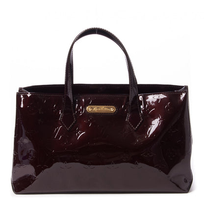 Louis Vuitton Vernis Wilshire PM Amarante 1 of 8