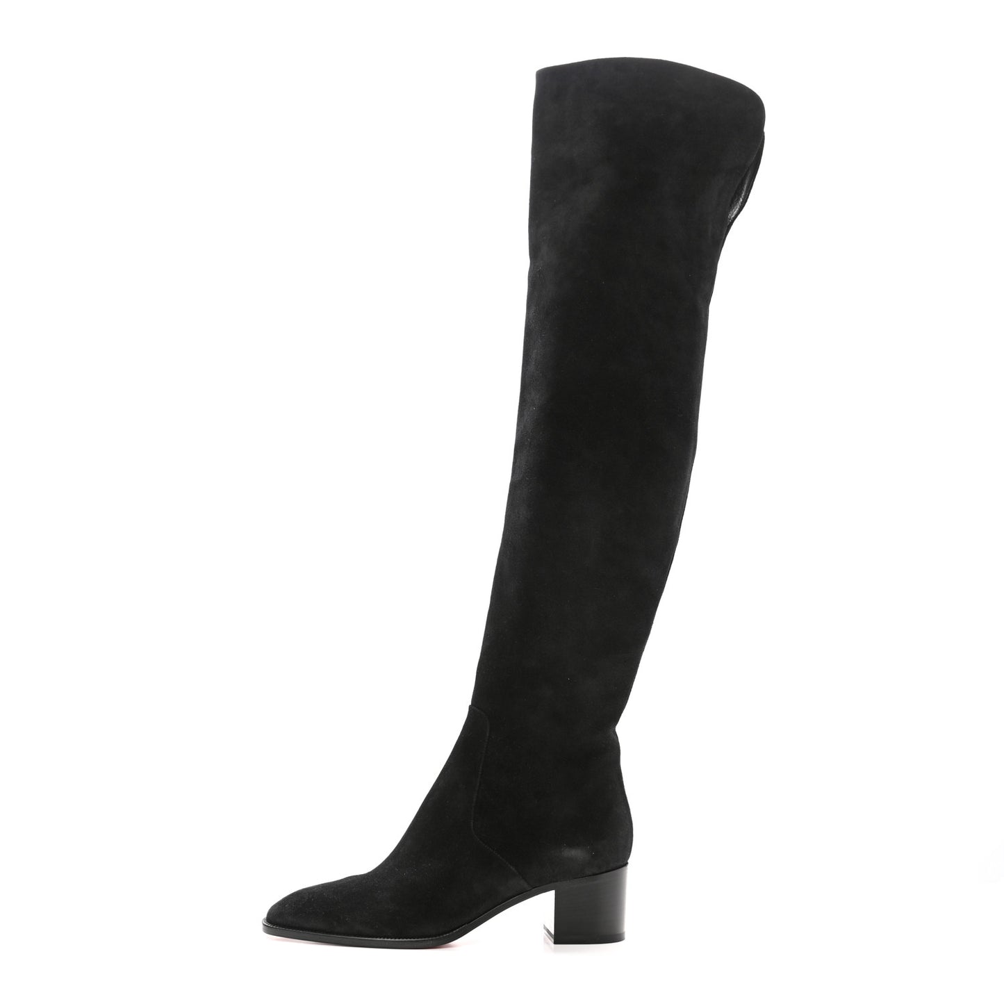 Suede Gazellou 55 Over The Knee Boots 39 Black