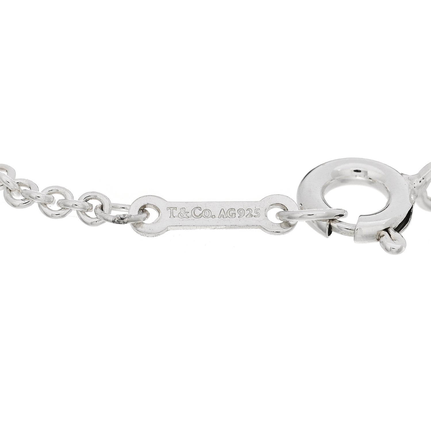 Tiffany Sterling Silver Graffiti Love Bracelet 3 of 4