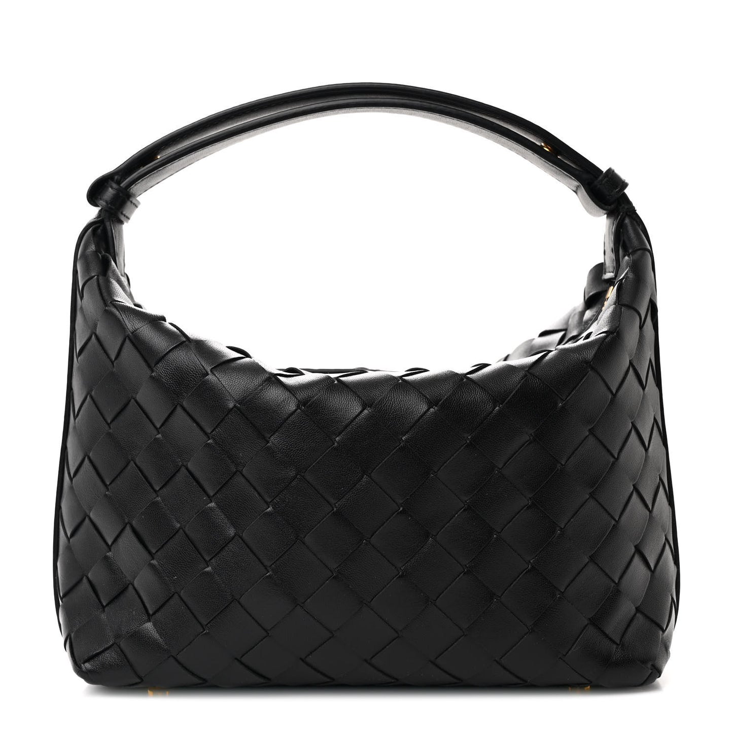 Calfskin Nappa Intrecciato Mini Wallace Black