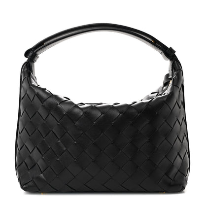 Bottega Veneta Calfskin Nappa Intrecciato Mini Wallace Black 1 of 10