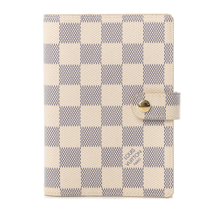 Louis Vuitton Damier Azur Small Ring Agenda Cover 1 of 7