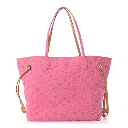 Louis Vuitton Monogram Denim Neverfull MM Rose 1 of 12