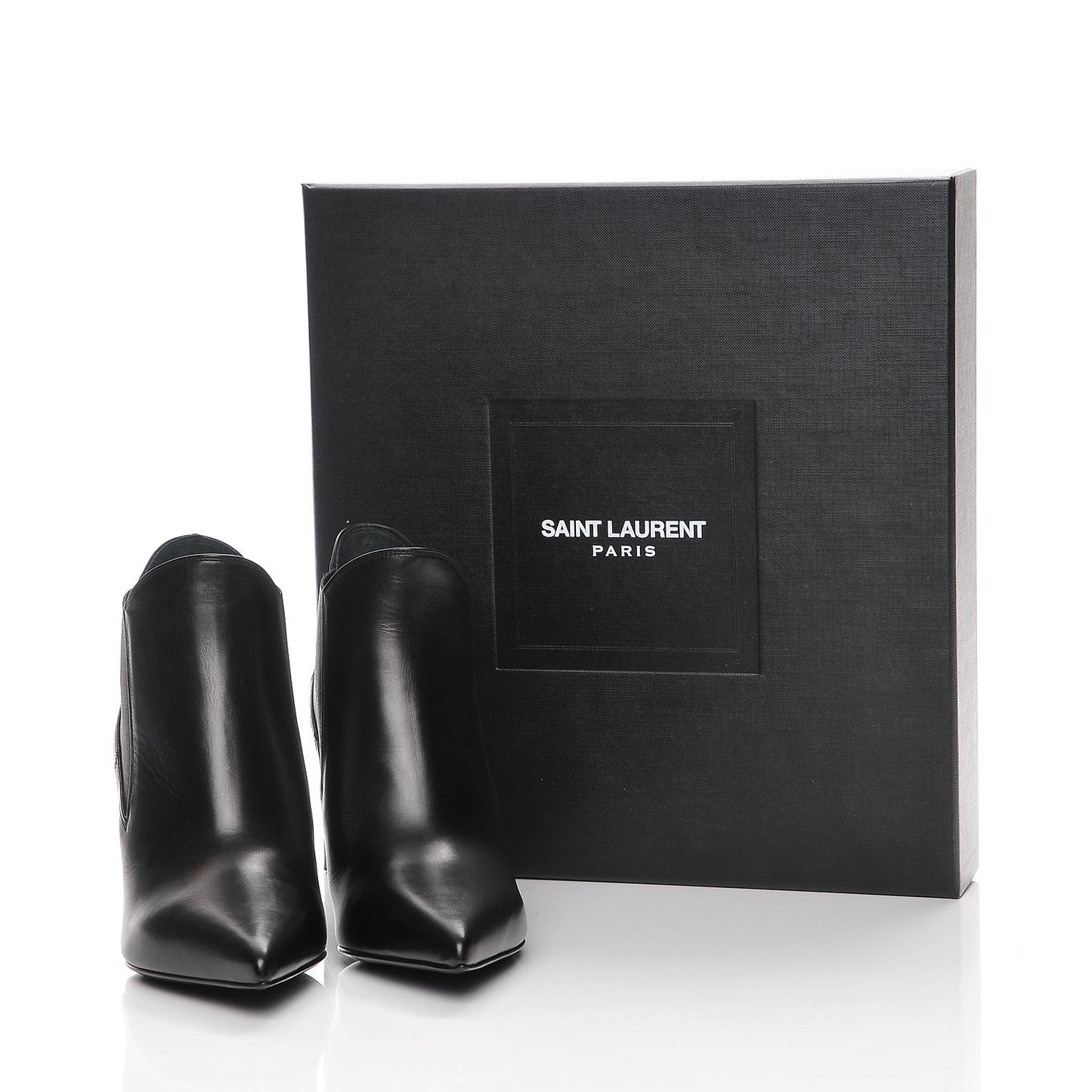 Calfskin Classic Paris Ela 80 Ankle Boots 37 Black