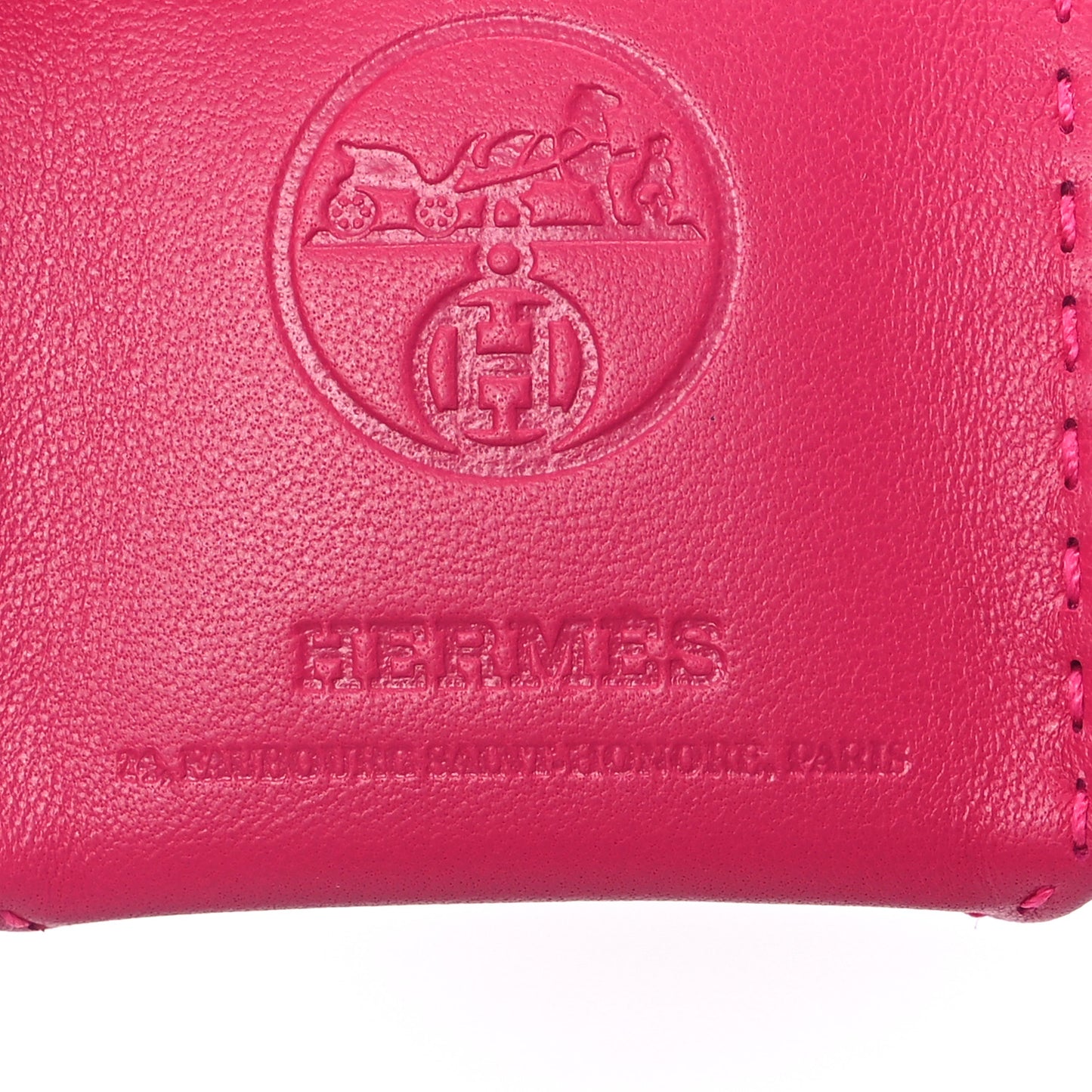Milo Lambskin Swift Shopping Bag Charm Rose Mexico