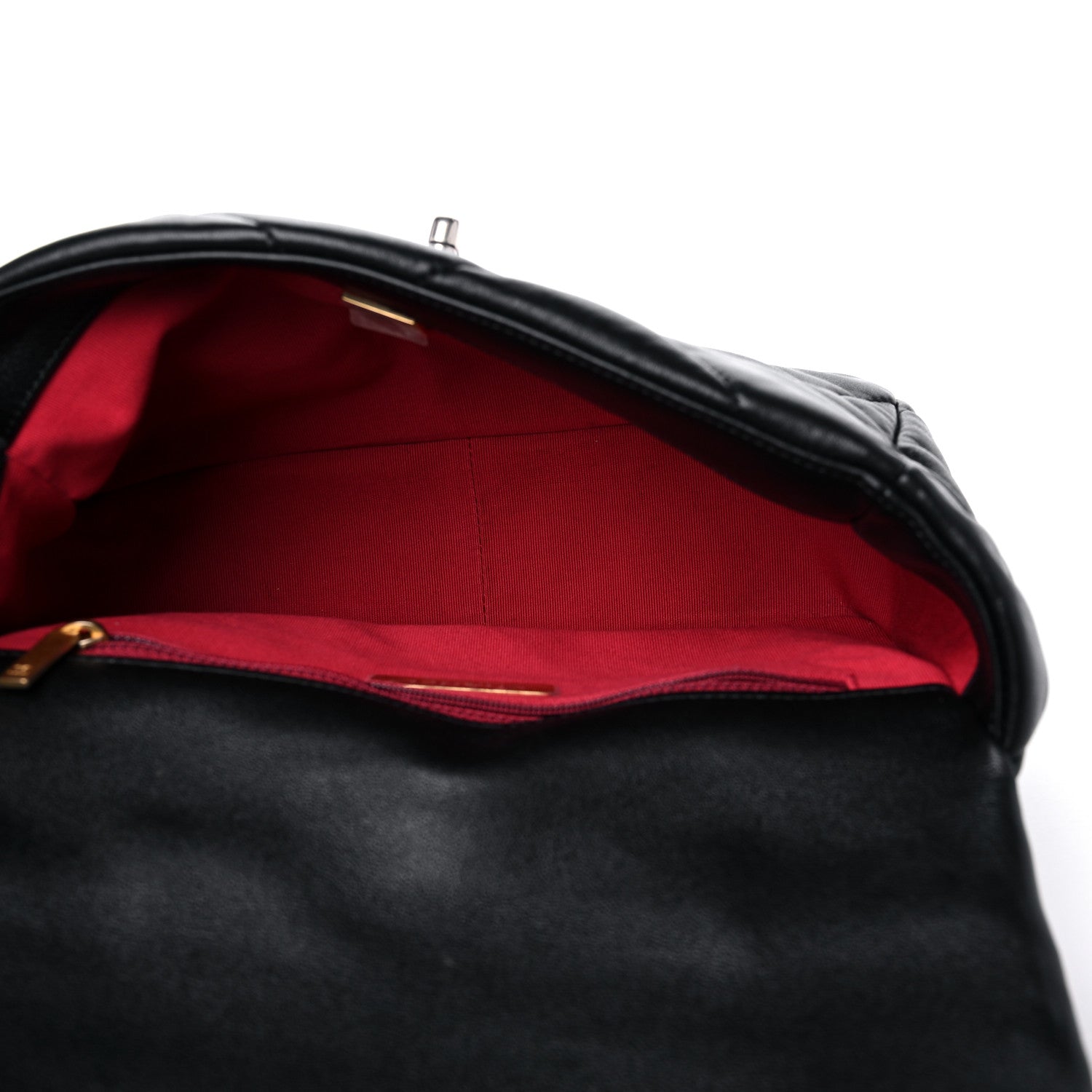 Chanel Lambskin Quilted Medium Chanel 19 Flap Black 6 of 11