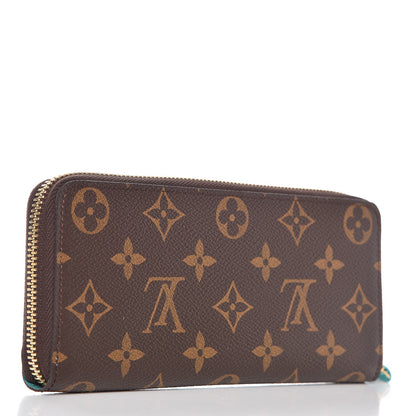 Louis Vuitton LOUIS VUITTON Monogram Clemence Wallet Turquoise 2 of 5