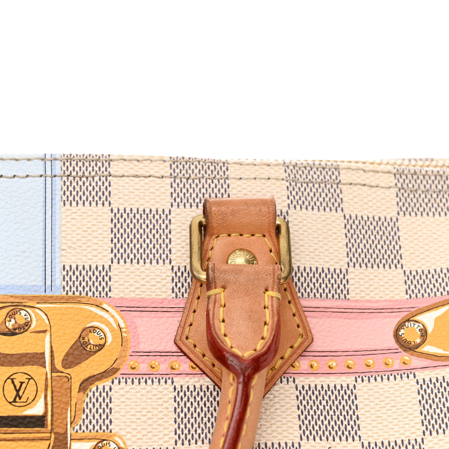 Louis Vuitton Damier Azur Summer Trunks Speedy Bandouliere 30 23 of 24