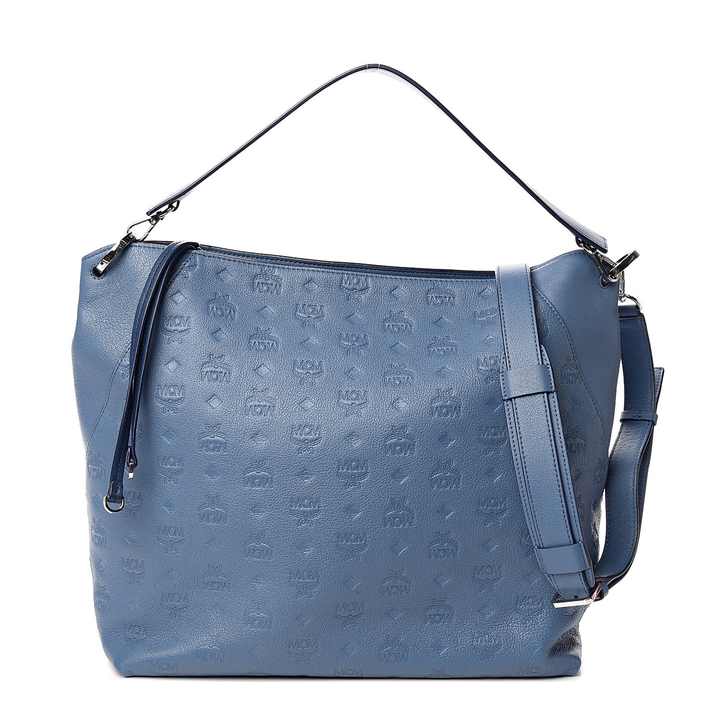 Calfskin Ottomar Monogram Large Klara Hobo Luft Blue
