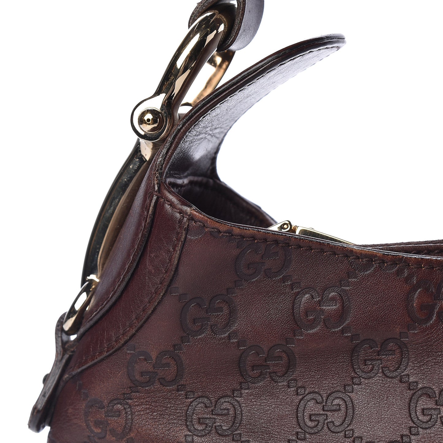 Guccissima Creole Hobo Chocolate
