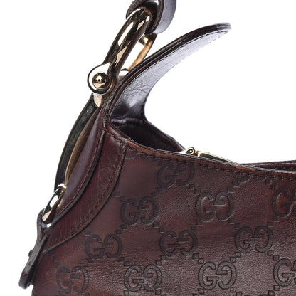 Gucci Guccissima Creole Hobo Chocolate 11 of 13