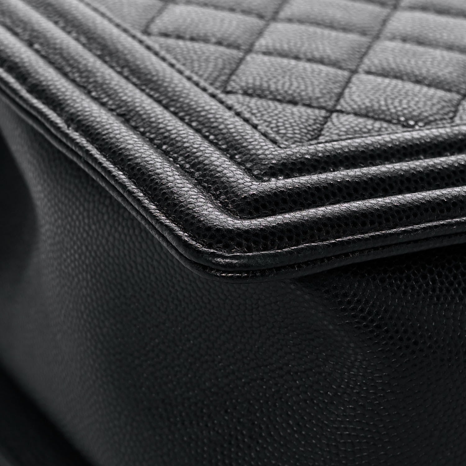 Chanel Caviar Quilted New Medium Boy Flap Black 12 of 15