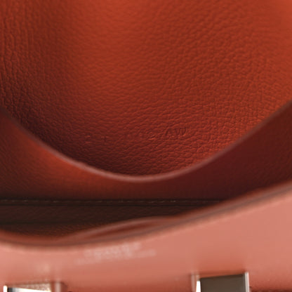 Hermes Evercolor Bi-Color Constance Slim Wallet Blush Bleu Frida 6 of 7