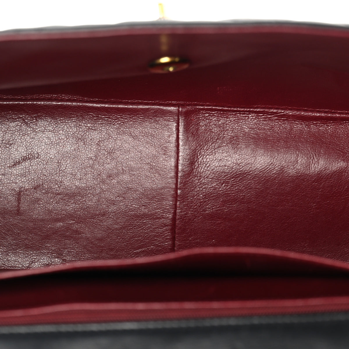 Lambskin Quilted XL Jumbo Single Flap Black