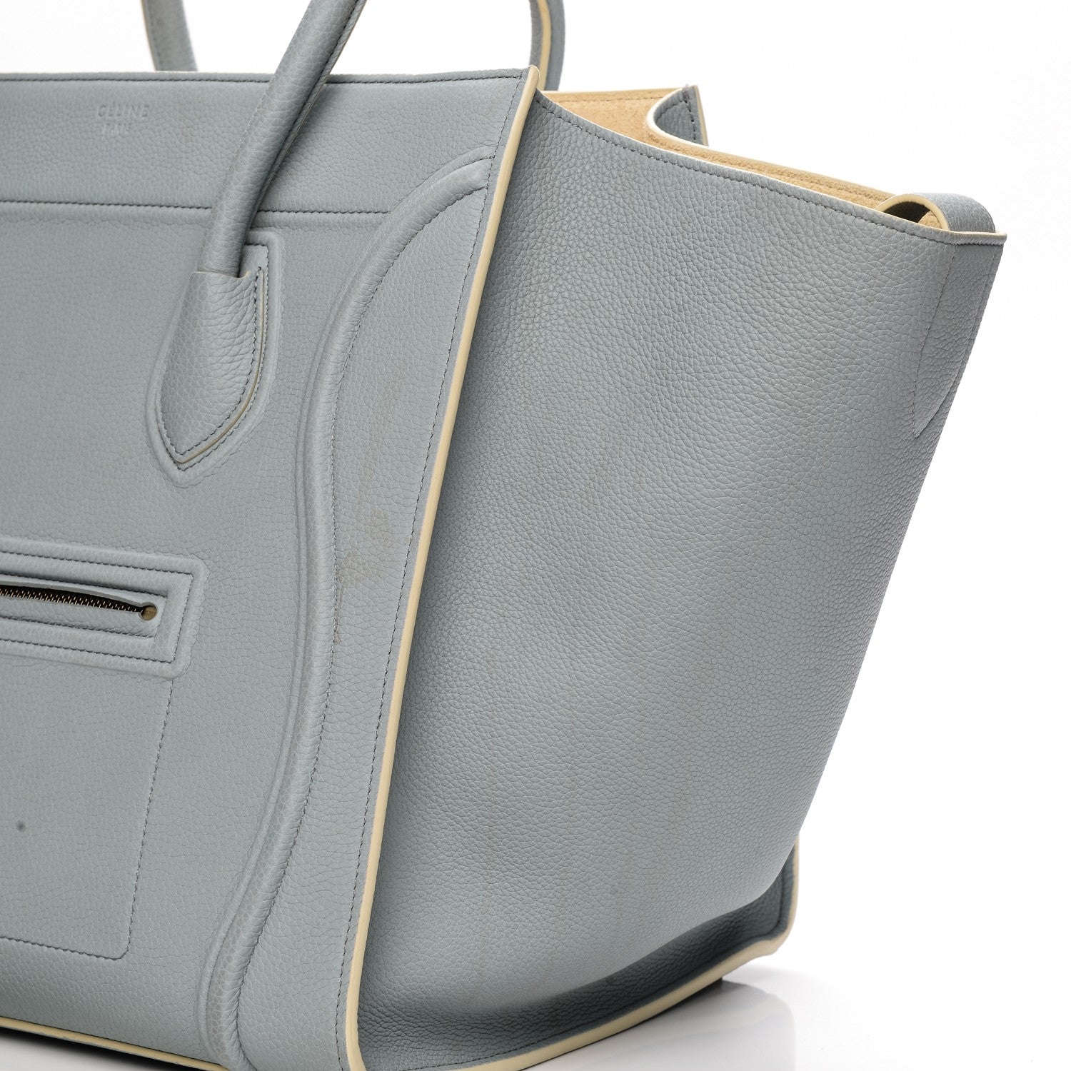 Celine Baby Grained Calfskin Medium Phantom Luggage Cloud 8 of 8