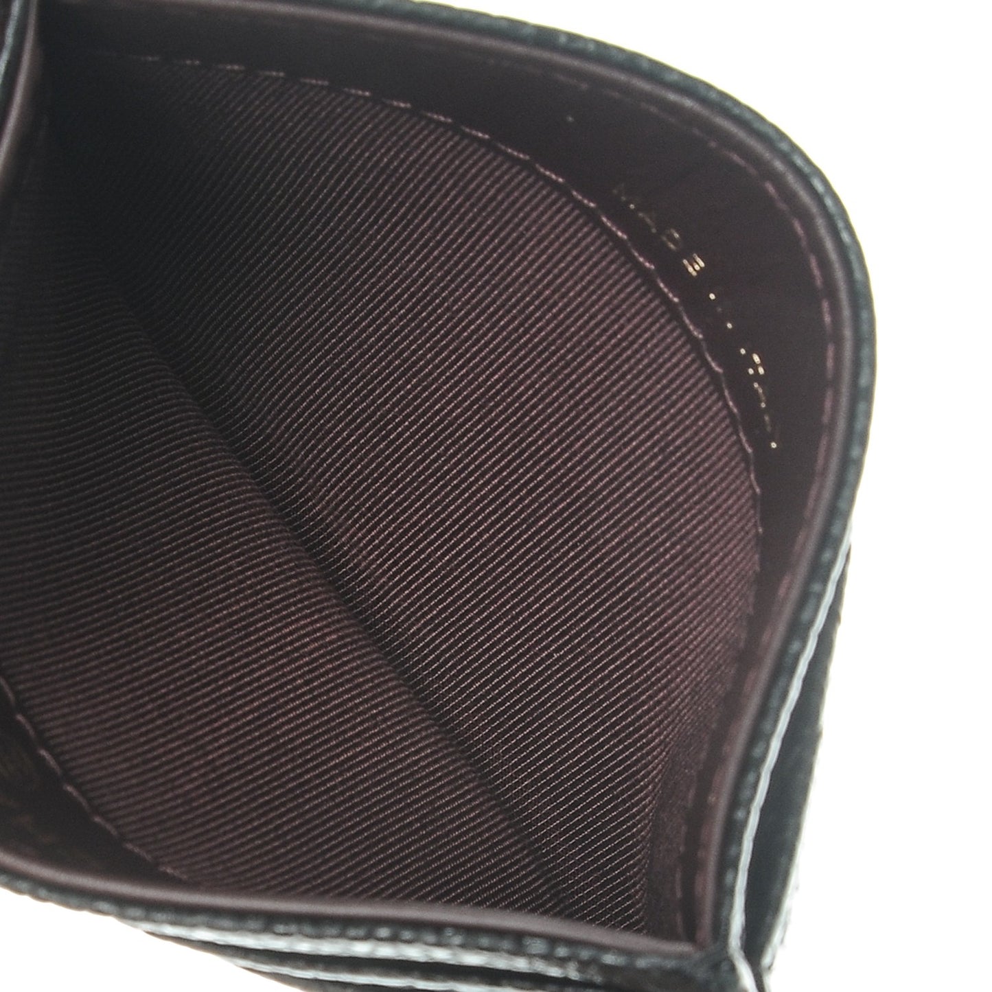 Caviar Quilted Card Holder Black