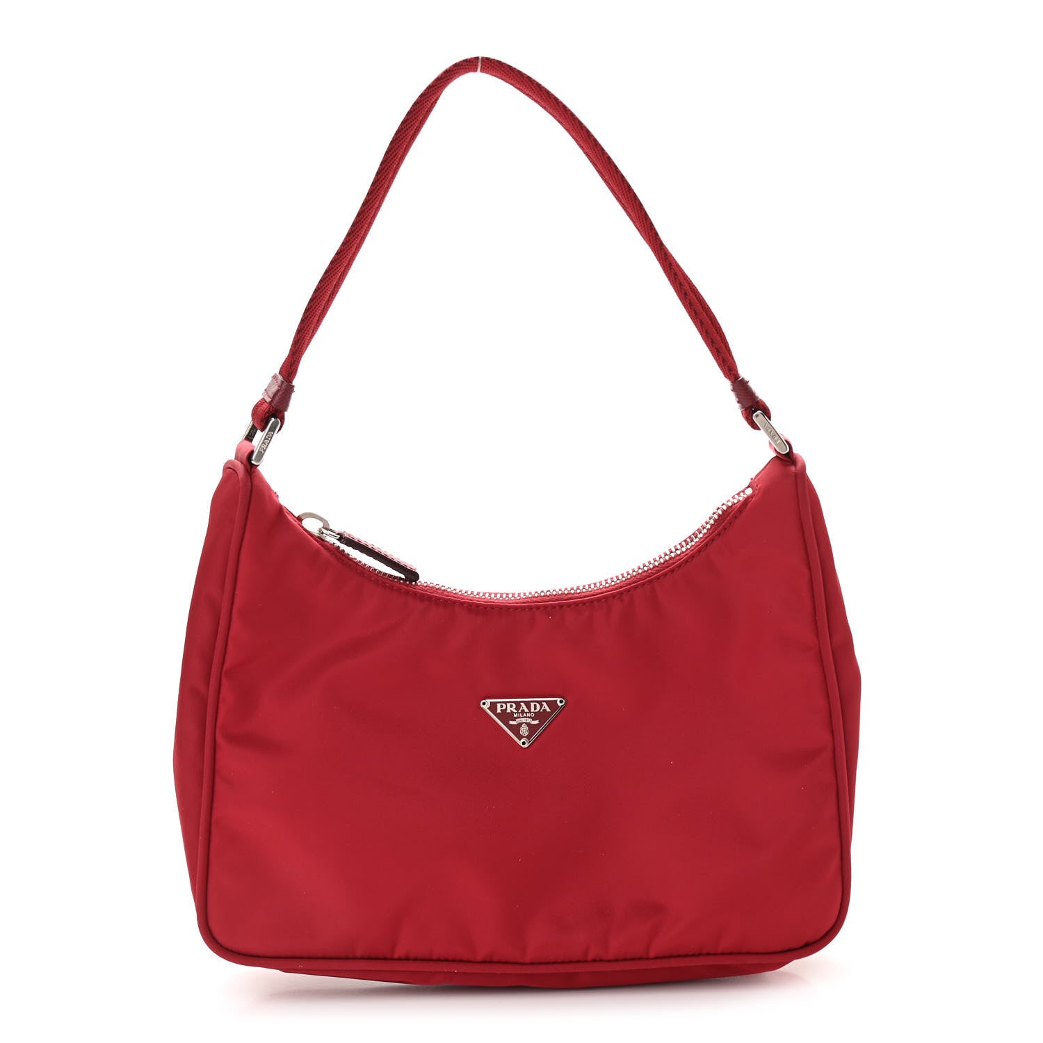 Prada Tessuto Nylon Sport Shoulder Bag Rosso 1 of 10