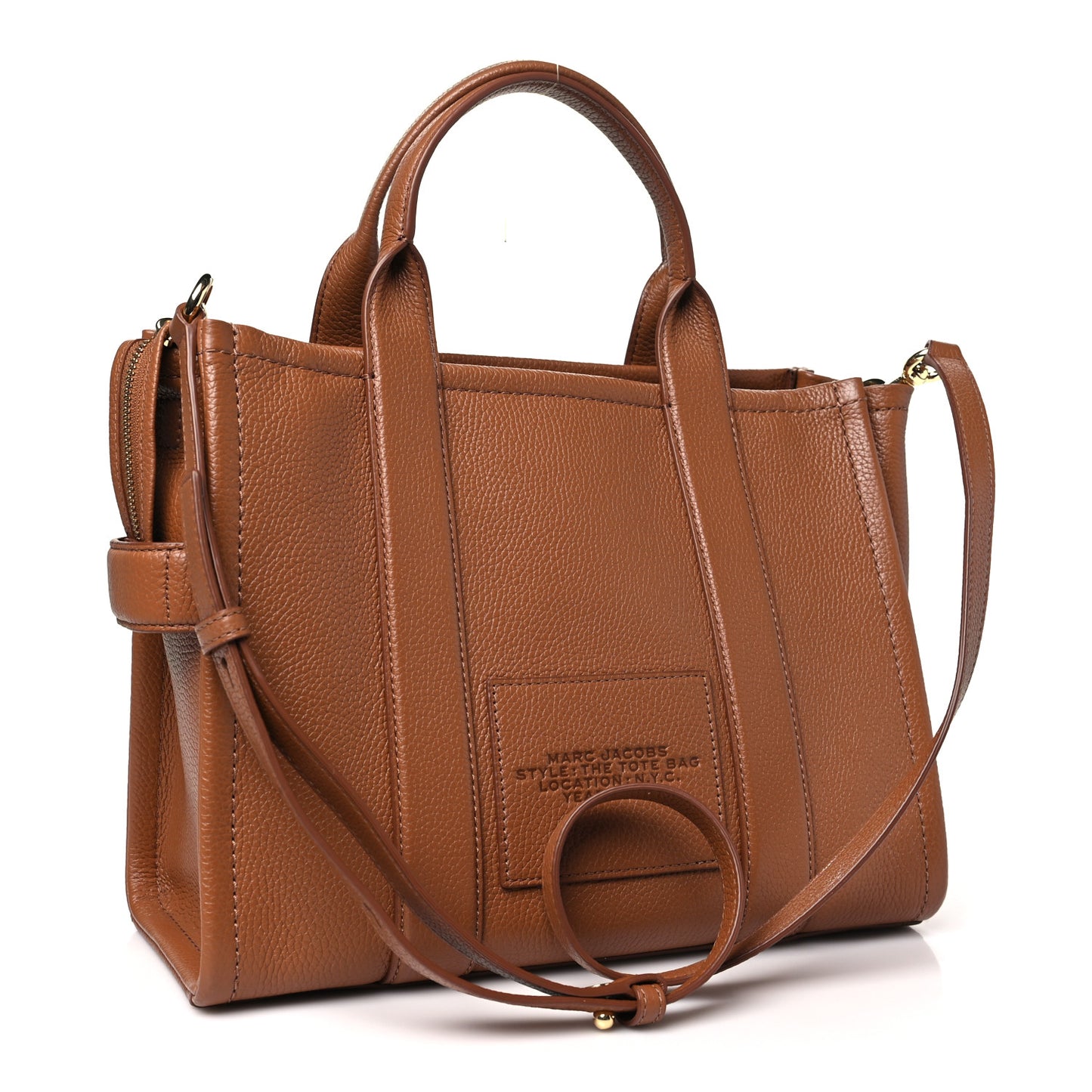 Grained Calfskin Medium The Tote Bag Argan Oil