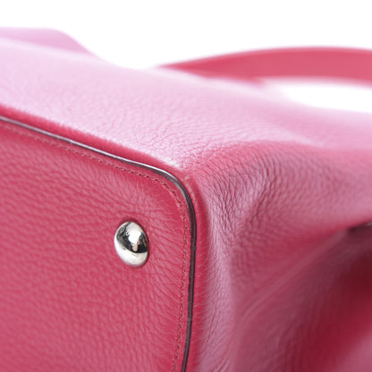 Louis Vuitton Taurillon Capucines MM Fuchsia 10 of 17