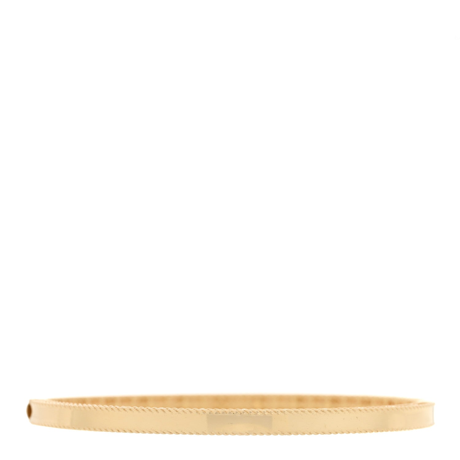 Roberto Coin 18K Yellow Gold Symphony New Barocco Oval Bangle Bracelet 2 of 4