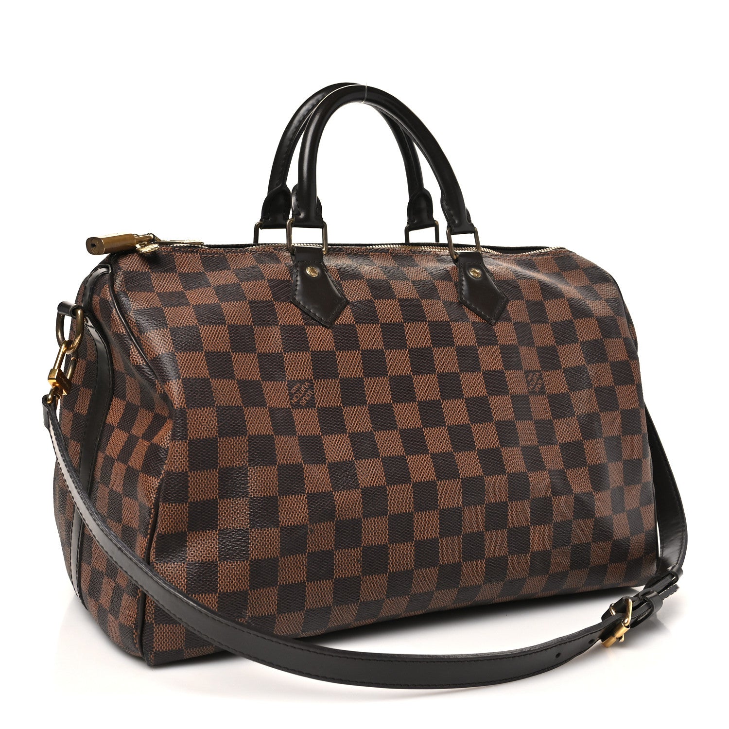 Louis Vuitton Damier Ebene Speedy Bandouliere 35 3 of 10