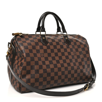 Louis Vuitton Damier Ebene Speedy Bandouliere 35 3 of 10