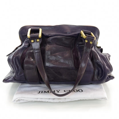 Jimmy Choo Leather Suede Malena Purple 3 of 6