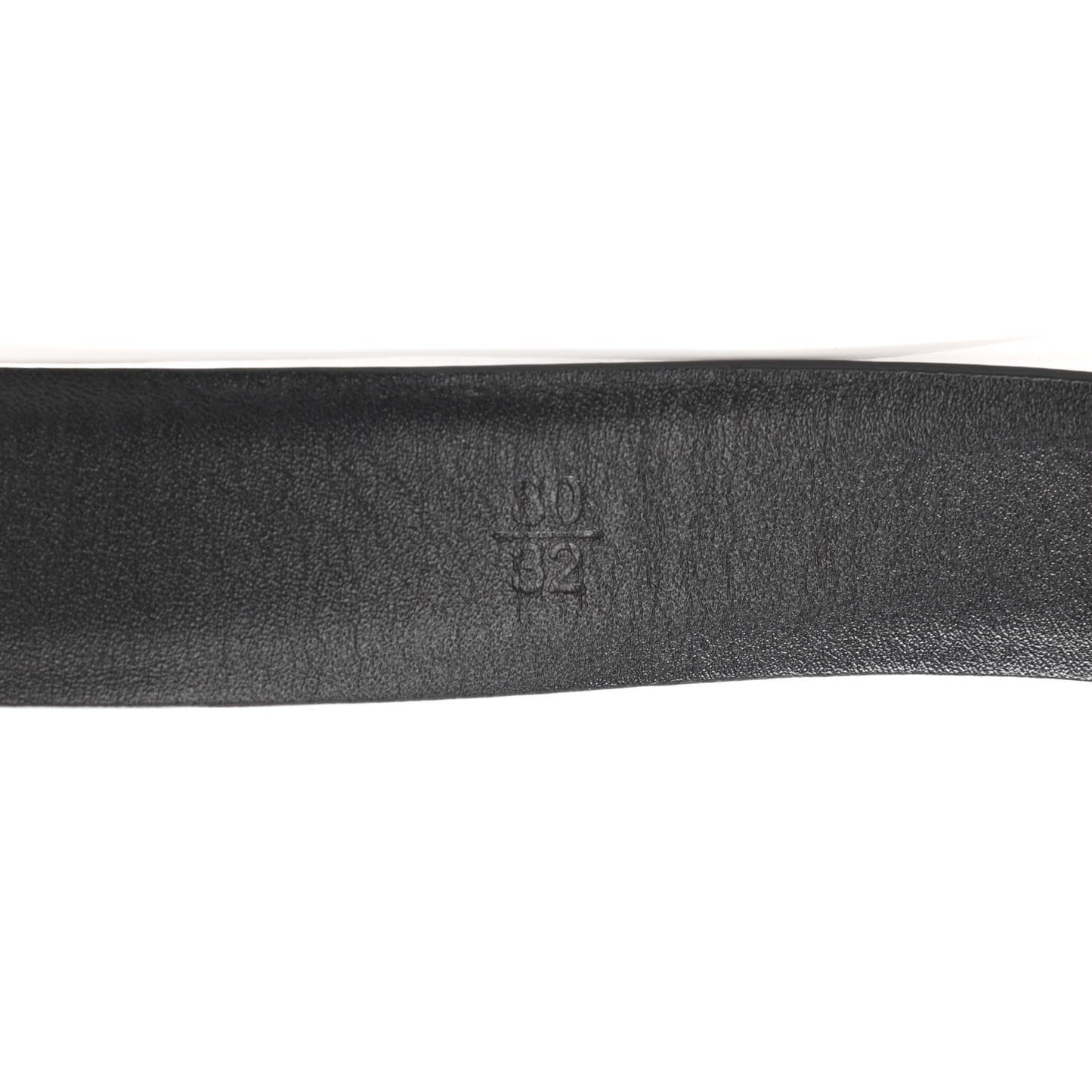 Calfskin Pearl Crystal CC Belt 80 32 Black