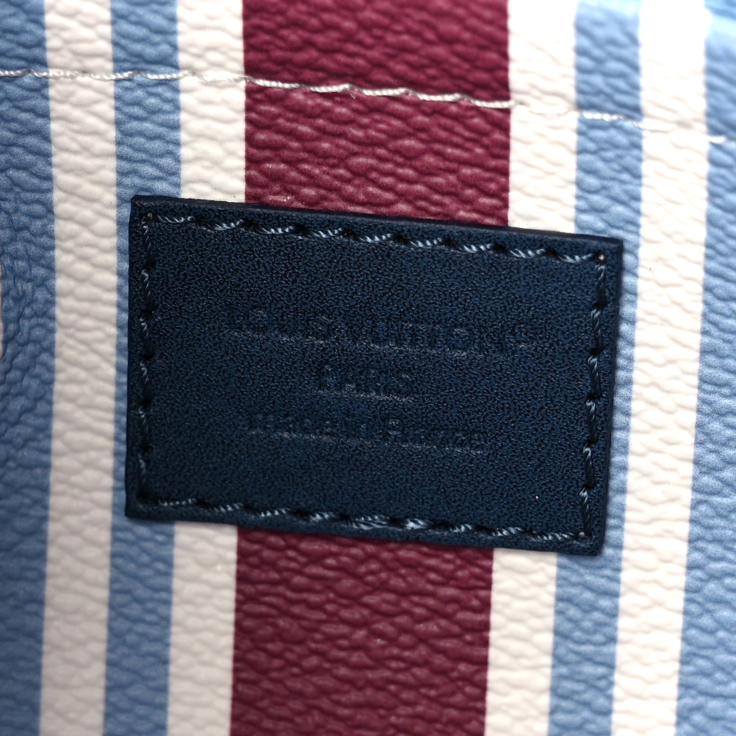 Monogram Heritage Locker Dopp Kit Toilet Pouch Blue
