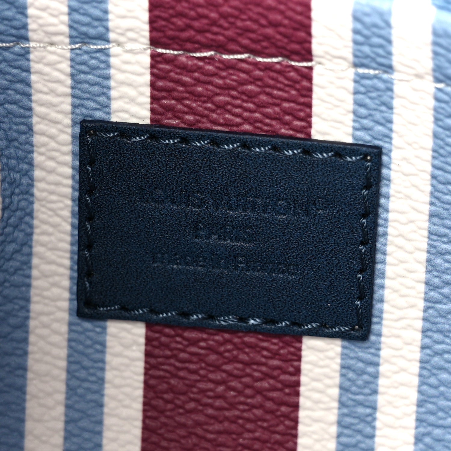 Louis Vuitton Monogram Heritage Locker Dopp Kit Toilet Pouch Blue 6 of 7