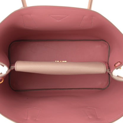 Prada Saffiano Cuir Large Double Bag Cammeo Rosa 5 of 11